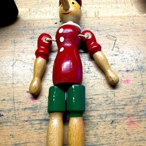Pinocchio wood doll handmade
In Italy
